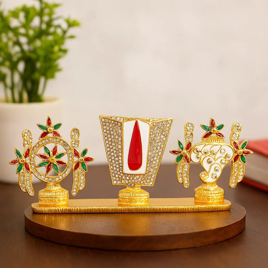 Brass Shanku Chakra | 3.15 Inches