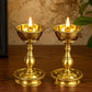 Pure Brass Heavy Udupi Nanda Diya (no-1) 4.3 inches, Set of 2