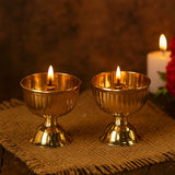 Pure Brass Salai Pyali Deep, 2.1 Inches, 150 gm