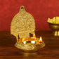 Pure Brass Kuber Kamakshi Deep, Deepak, Diya for Pooja Purposes, 6 Inches, 440 gm