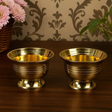 Pure Brass Padam Pyalla, Deep, Deepak, Diya for Pooja Purposes, 1.8 Inches, 130gm