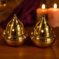 Pure Brass Kuber Goblet Deep, Deepak, Diya for Pooja Purposes, 3.6 Inches, 270 gm