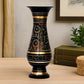 Pure Brass Double Colour Bidri Work Flower Vase 8"