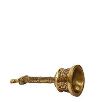  Brass Handicraft 5.25" nandi Puja Hand bell Ghanti Decor