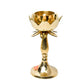 Brass Candle Stand Holder for Pooja Room Decor, Home Decoration All Purpose, 8 inches, 360gm