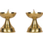 Pure Brass Electric Gold Bulb Lights Diya India