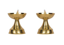 Pure Brass Electric Gold Bulb Lights Diya India