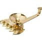 Pure Brass Panch Aarti Back