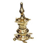 Pure Brass Vastu Table Diya on Tortoise, 9.5 inches