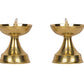 Pure Brass Neeranjan Electric Gold Bulb Lights Diya  India