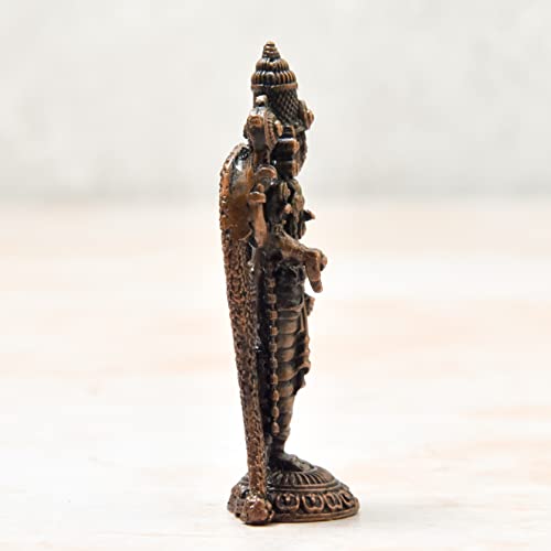Handmade Copper Balaji Idol 2.6 inches India