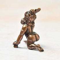 Copper Bal Krishna Idol, 1.5 inches, 30 Grams , Patina Antique Finish
