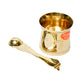 Brass Panchpatra with Achamani Bhimonee Decor