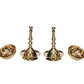 Pure Brass Plain Nanda Bowl Long Table Diya, 5.5 inches, Pack of 2 pcs (with Lavanga - 2pc)