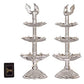  White Metal Electric Bulb Lights Diya 10 inches