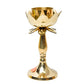 Brass Candle Stand Holder for Pooja Room Decor, Home Decoration All Purpose, 8 inches, 360gm