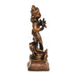 Handmade Copper Cow Krishna Idol 4 inches , Patina Antique Finish , 1 Piece