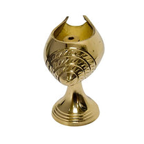 Pure Brass Shank Design Table Diya, 3 inches, Brass, Pack of 1 pc