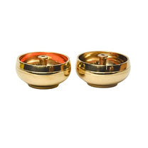 Pure Brass Kuber Pyali Diya, 1.25 Inches, 140 gm