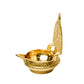 Pure Brass Kuber Kamakshi Deep, Deepak, Diya for Pooja Purposes, 6 Inches, 440 gm