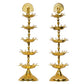 Pure Brass 5 Step Electric Gold Bulb Lights Diya India