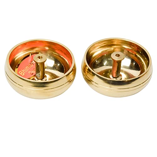 Pure Brass Kuber Pyali Diya, 1.25 Inches, 140 gm