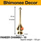  Brass Paneer Chambu Size