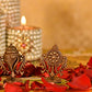 Copper Handmade Small Shanku Chakra Duo Front View