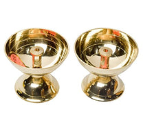 Pure Brass Nanda Pyali Deep, Deepak, Diya for Pooja Purposes, 1.85 Inches, 100 gm