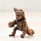 Copper Bal Krishna Idol, 1.75 inches, 50 Grams, Pack of 1 Piece