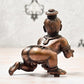 4 inches, Handmade Copper Bal Krishna Idol, 810 Grams , Patina Antique Finish , Pack of 1 Piece