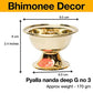 Pure Brass Pyalla Nanda Deep, 2.4 Inches, 170 gm