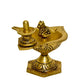 Brass Shivling & Nandi Table Diya Decor