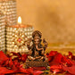 Copper Small GaneshaSitting Idol