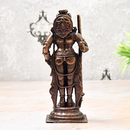 Copper Udupi Krishna Idol, 5.75 inches, 610 Grams, Pack of 1 Piece