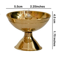 Pure Brass Electric Bulb Lights Diya Dimensions