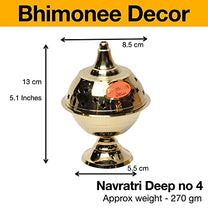 Navratri Deep| Deepak | Diya for Home Temple Decoration-5.1 inches, 270 gm