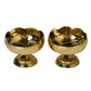 Pure Brass Tamatar Nanda Table Diya, 1.75 inches, Pack of 2 pcs