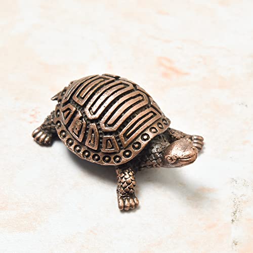 Copper Handmade Turtle Kurma Tortoise India