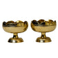 Pure Brass Tamatar Nanda Table Diya, 1.75 inches, Pack of 2 pcs