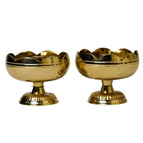 Pure Brass Tamatar Nanda Table Diya, 1.75 inches, Pack of 2 pcs