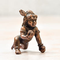 Copper Bal Krishna Idol, 1.75 inches, 50 Grams, Pack of 1 Piece