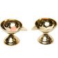 Pure Brass Paan Deep, Deepak, Diya for Pooja Purposes, 2.1 Inches, 180 gm