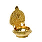 Pure Brass Kuber Kamakshi Deep, Deepak, Diya for Pooja Purposes, 6 Inches, 440 gm