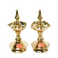 Pure Brass UDUPI Kalash Global Deep, Deepak, Diya for Pooja Purposes, 6.75 Inches, 800 gm