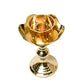 Brass Candle Stand Holder for Pooja Room Decor, Home Decoration All Purpose, 8 inches, 340gm