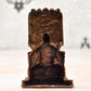 Handmade Copper Ragvendra Swamy Idol  Bhimonee Decor