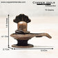 Copper Shivalinga Dimensions