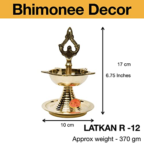 Brass Latkan Deep, 6.75 Inches, 370 gm