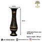 Brass 8 inch Long Vase 7